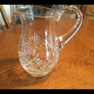 Stunning Rogaska crystal pitcher